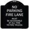 Signmission Fire Lane Must Accessible All Time to Fire Trucks Heavy-Gauge Alum Sign, 18" x 18", BS-1818-23997 A-DES-BS-1818-23997 - alternate 1